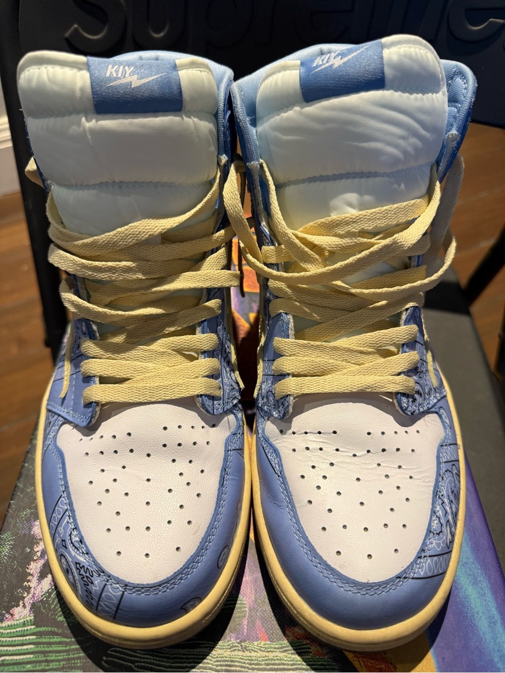 Reves Paris x Kool Kiy '85 Hi "Powder Blue / White / Sail"